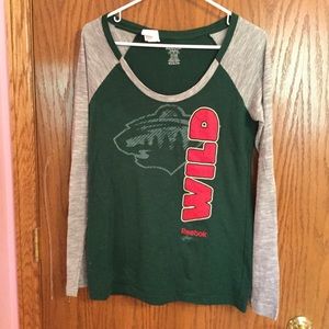 MN Wild long sleeve shirt